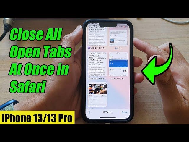 iPhone 13/13 Pro: How to Close All Open Tabs At Once in Safari