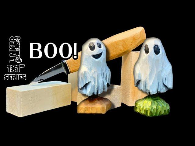 Carve a Friendly Ghost -Full Woodcarving Tutorial