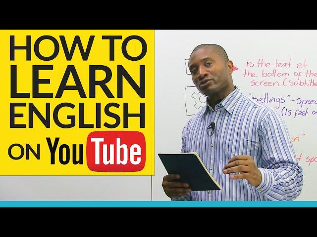 How to learn English with YouTube!