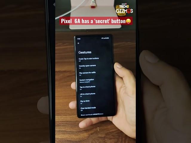 Google Pixel 6a has a 'secret' button  at the back! Here's how to use it! #shorts