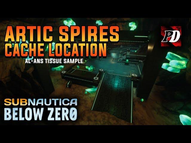 Arctic Spires Cache Location | Subnautica Below Zero | Tissue Sample