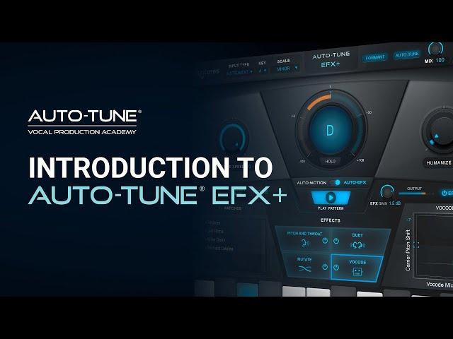 Tutorial: Introduction to Auto-Tune EFX+