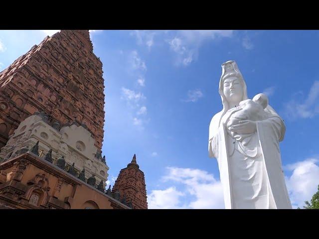 【Latest video shot in 2022】 Naritasan Kurume Temple（大本山成田山 久留米分院）วัดนาริตะซังคุรุเมะ 登上非常大的觀音像吧！