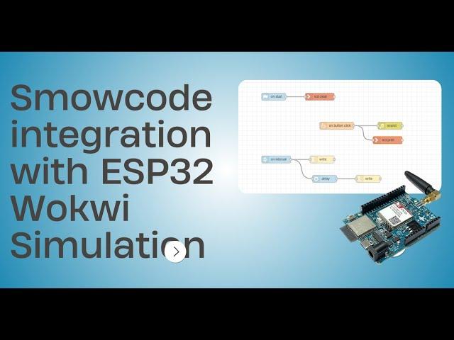 Smowcode Integration with ESP32 - Simulator Wokwi !! NO HARDWARE REQUIRED!!