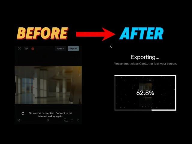 Capcut Export Problem | Capcut Export No internet connection problem