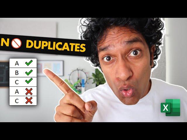 Stop duplicate data entry with these two EASY methods in Excel