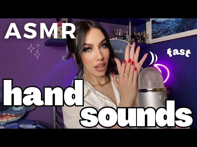 ASMR - Fast and Aggressive Hand Sounds, Nail Tapping, Body Triggers & Fabric Sounds