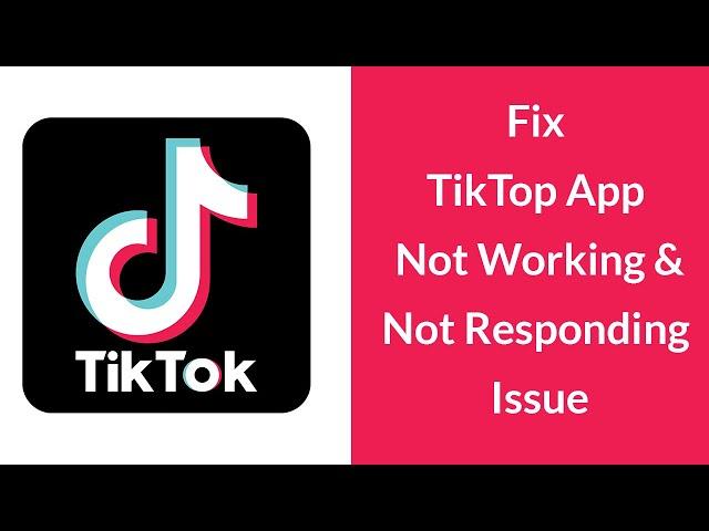 How to Fix TikTok App Not Working Issue?