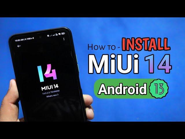 Install MIUI 14 Update Manually in Any Xiaomi  Device || Without any Data loss
