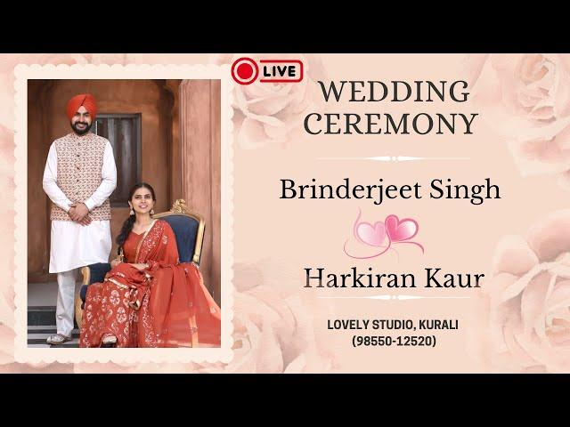 LIVE  || Wedding Ceremony || Barat || Brinderjeet Singh Dhanoa Weds Harkiran Kaur