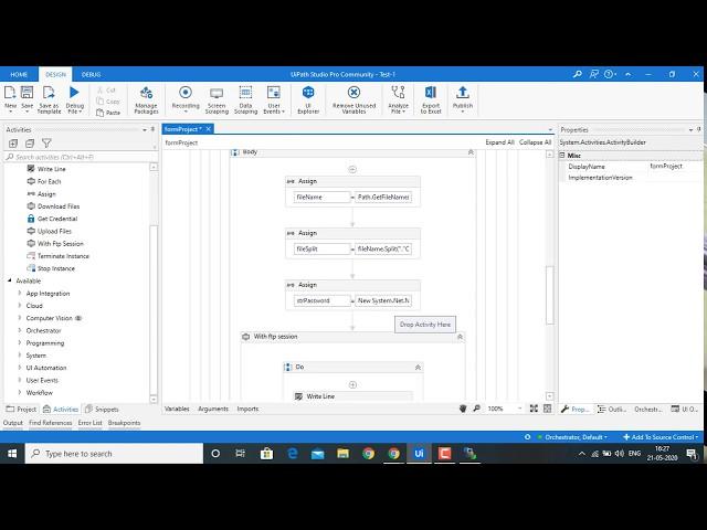 UiPath Usecase get Attachments from User's in UiPath Froms |UiPath Forms Activity | Real-Time.