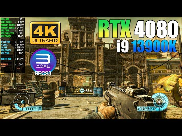 BodyCount PC Gameplay | RPCS3 Emulator | Playable️ | RTX 4080 | i9 13900K | 4K