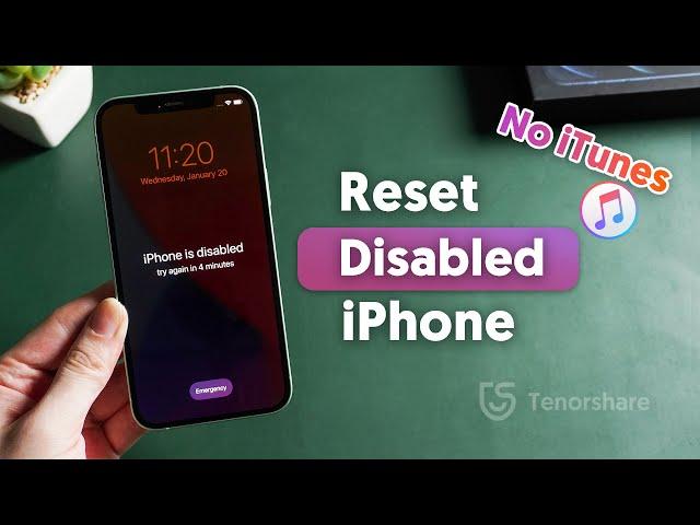 How to Reset Disabled iPhone without iTunes  (2 Ways)