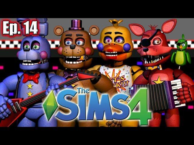 The Rockstar Animatronics!! - The Sims 4: Freddy Fazbear's Pizzeria Simulator - Ep 14