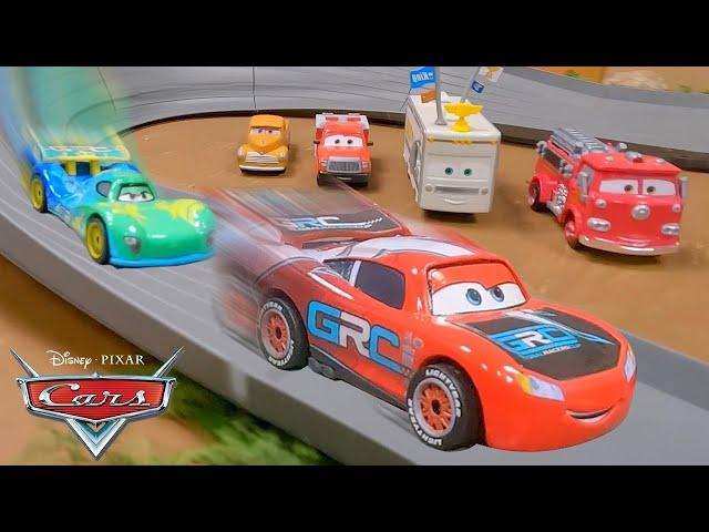 Lightning McQueen Most Intense Race Competition with ﻿Carla Veloso | Pixar Cars