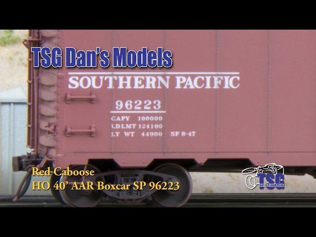 HO Scale Detailed Weathered Boxcar Red Caboose Dan's Models