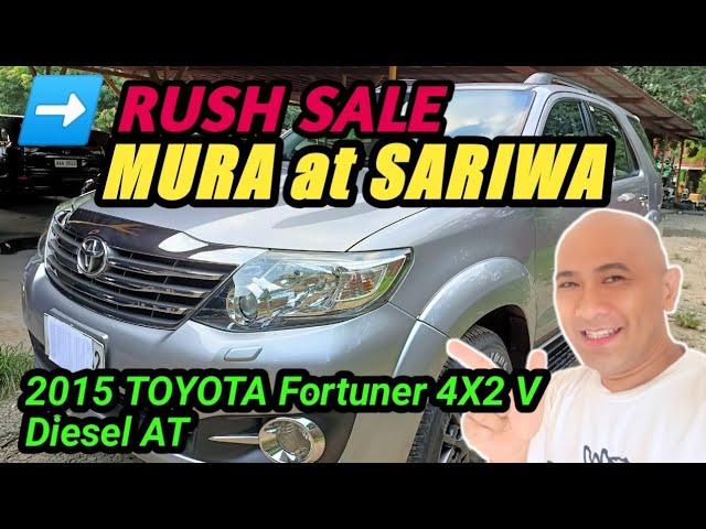 MURA at SARIWA 2015 TOYOTA Fortuner 4X2 V Diesel AT | Used Cars Review