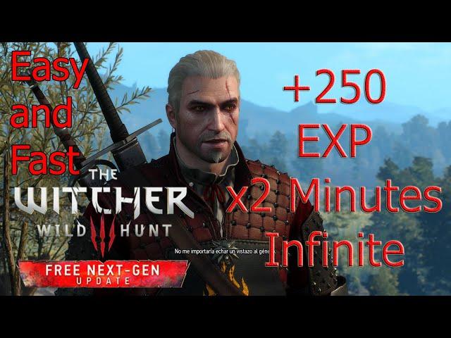 How To Level Up Fast The Witcher 3 Wild Hunt Next Gen Glitch *4000 EXP* per HOUR *New*