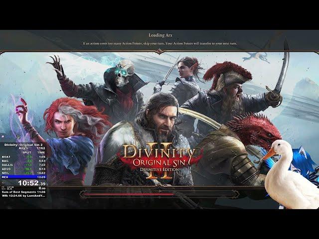 [Former WR]  Divinity: Original Sin 2 in 11:54.790