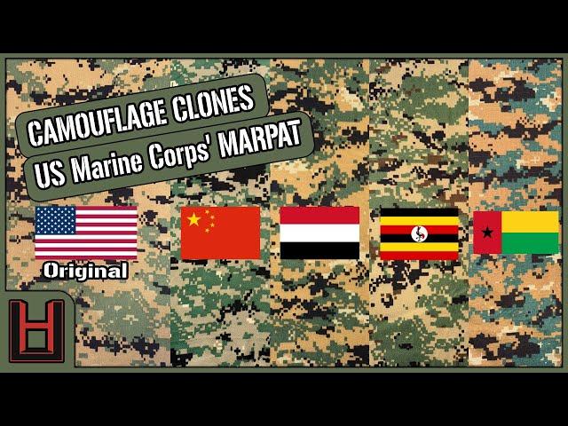 The US Marine Corps MARPAT Clones of China, Yemen, The DRC and Guinea-Bissau