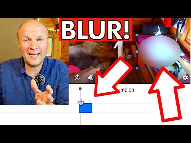 YOUTUBE EDITOR how to blur out an object in your video after publishing!