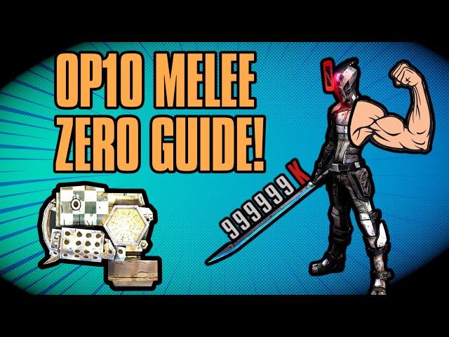 Melee Zer0 Is Still Strong On OP10! In-Depth Build And Leveling Guide | Borderlands 2 Gameplay