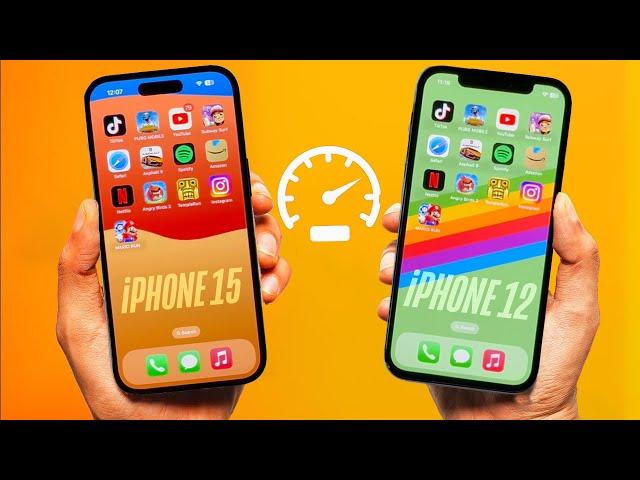 iOS 17.5 iPhone 15 vs iPhone 12 - Speed Test