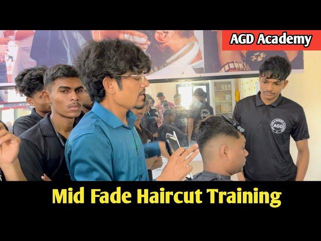 AGD Academy | mid faide haircut￼ | salon Academy ￼