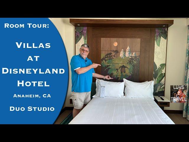 Villas at DISNEYLAND HOTEL - DUO STUDIO Standard - Accessible - Room Tour - Disney Vacation Club DVC