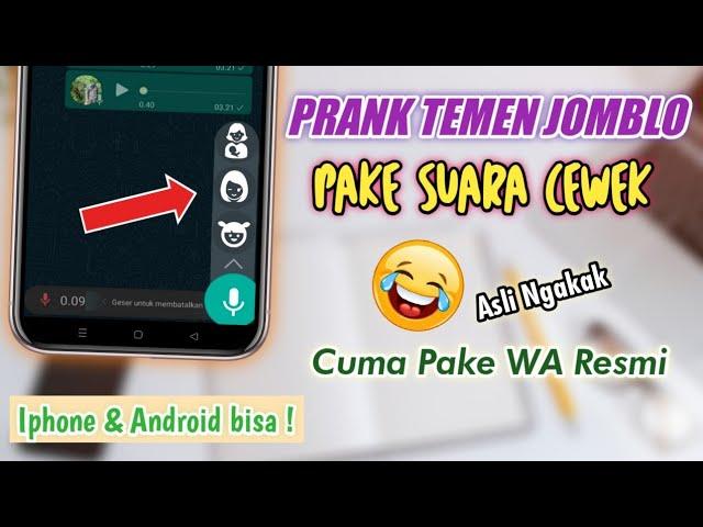 Cuma Pake WA Original | CARA MENGUBAH SUARA VOICE NOTE COWOK MENJADI CEWEK  - Molukukus Tutorial