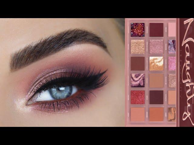 New Huda Beauty NAUGHTY Palette | Eyeshadow Tutorial + First Impressions