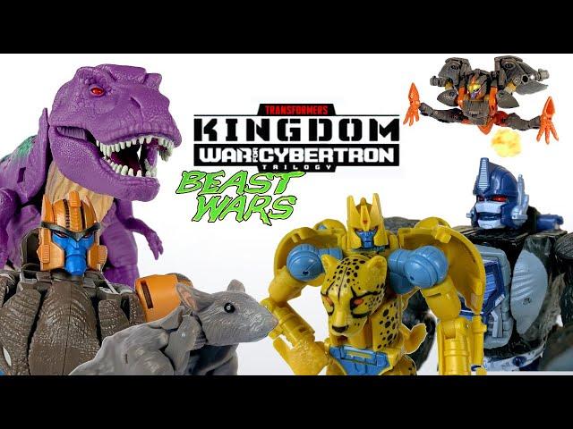 Transformers WFC: Kingdom Stop Motion Compilation | Beast Wars Transformation Animation