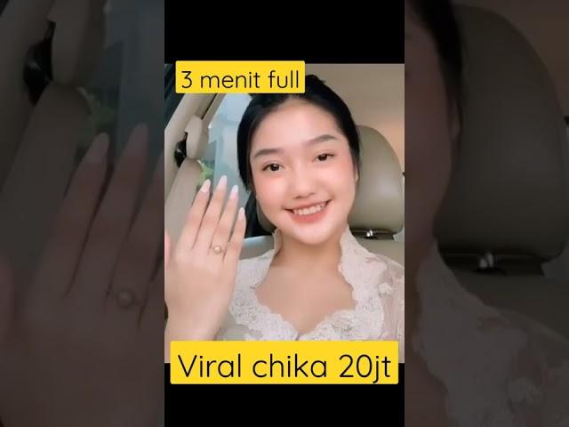 virall chika 20juta netizen buru link vidio 3menit full no sensor #shorts