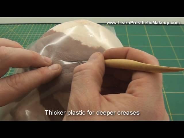 Prosthetic Sculpting Tutorial Video Part 3: skin textures