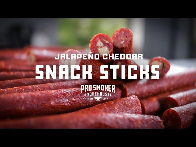 Dry Aged Jalapeno Cheddar Snack Sticks | How to Make Snack Sticks in an Electric Smoker