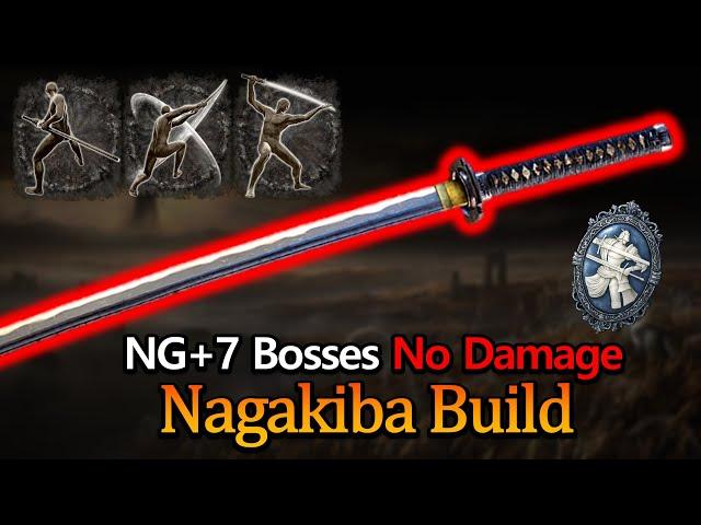 Elden Ring - Nagakiba OP Builds vs NG+7 Main Bosses (No Damage) [1.16 ver]