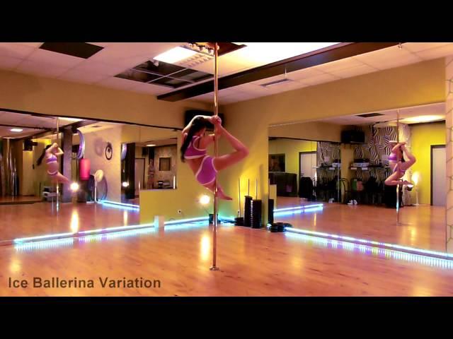 Pole Dance Advanced - Ice Ballerina Bent Leg Var. Vol. 6.3 (Flexi Tricks)