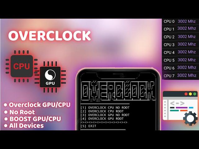 Overclock CPU/GPU Magisk Module No Root | High Performance Script