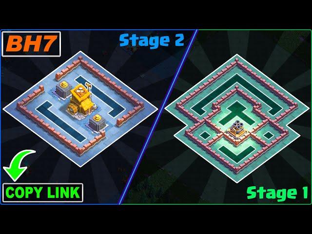 New Best BH7 Base (2 Stage) | Builder Hall 7 Base COPY Link (After Update) | Clash of Clans