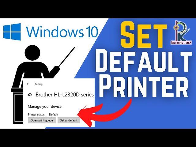 How To Set As A Default Printer |What's default printer Pankaj Fauzadar || @PK Enterprises