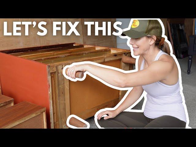 Let's Fix This Broken Dresser