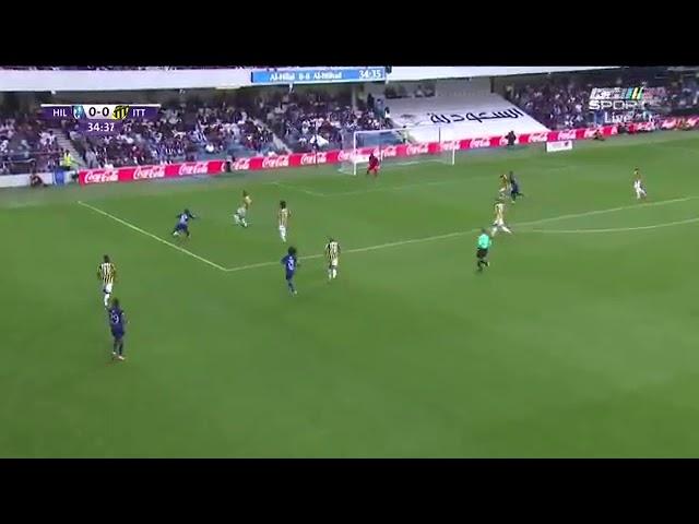 هدف الهلال الاول على الاتحاد1-0ادواردو نهائي السوبر 