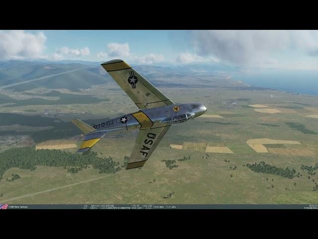 DCS - F 86F Sabre - Free flight