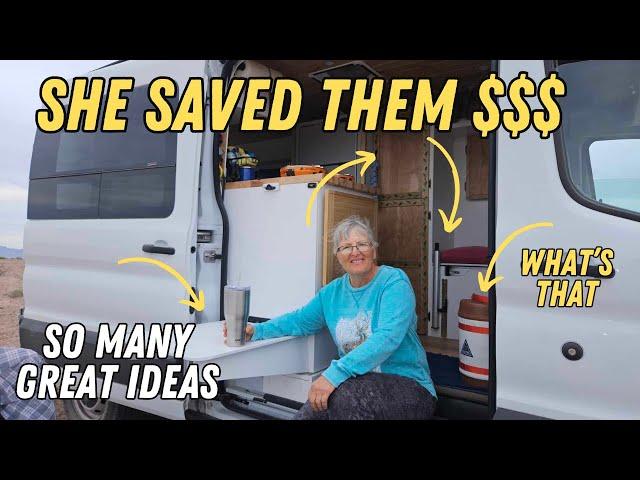 Van Life Hacks:  She Saved So Much Money Doing It Herself