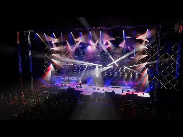 Timecode Lighting-LEVE CONCERT PRE VISUALIZATION by L8 ► Sabin Rai - Jau Ki basau