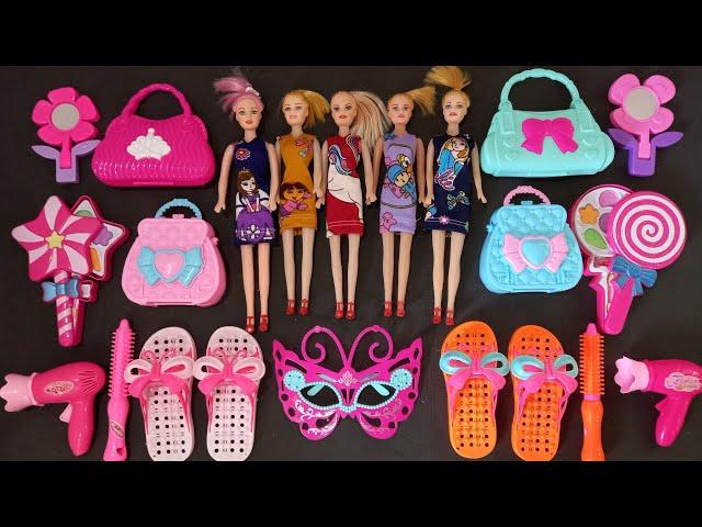 6 Minutes Satisfying Modern Girls Barbie Doll Toys Fashion Accessories  | Hello Kitty Toys | Asmr