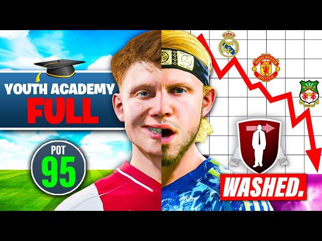 I Released an ENTIRE YOUTH ACADEMY to see where their careers go in FC25...