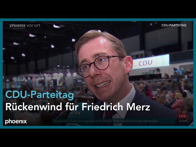 Interview mit Philipp Amthor beim CDU-Parteitag am 06.05.24