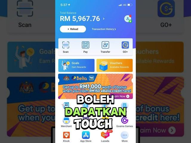 Cara Dapat Topup Free TNG ewallet