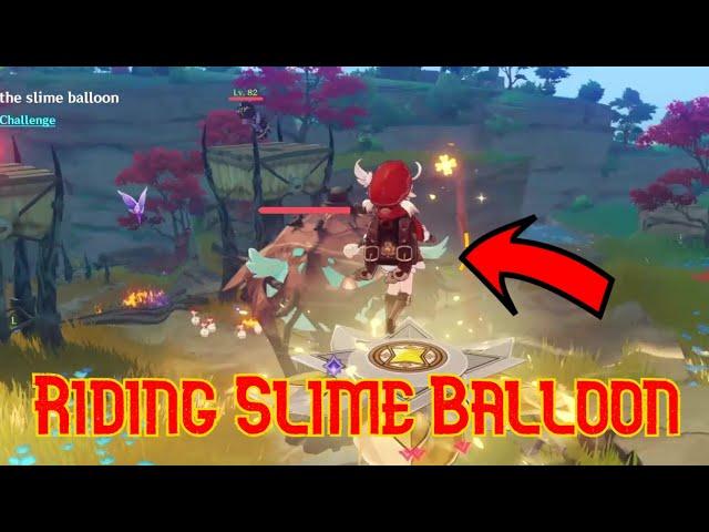 Riding Slime Balloons With Albedo | Genshin Impact